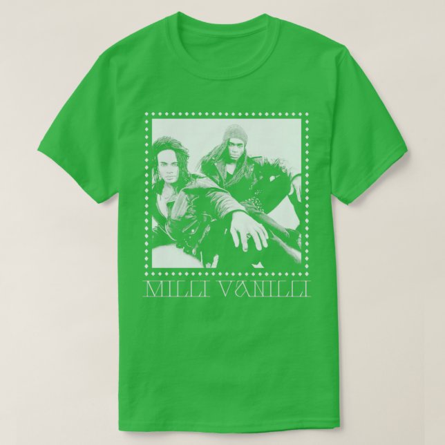 Camiseta Diseño estético de Milli Vanilli (Diseño del anverso)