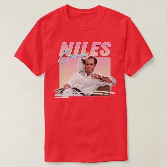 Camiseta Diseño estético de Niles Crane 90 (Diseño del anverso)