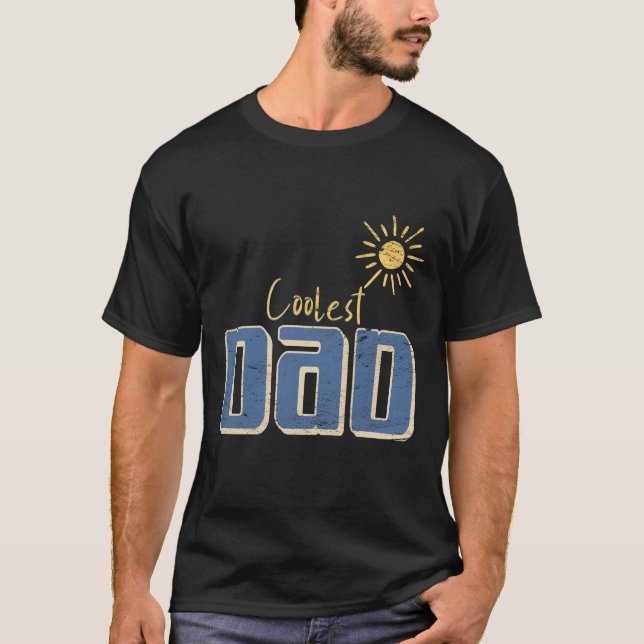 Camiseta Diseño estético de papá más frío (Anverso)
