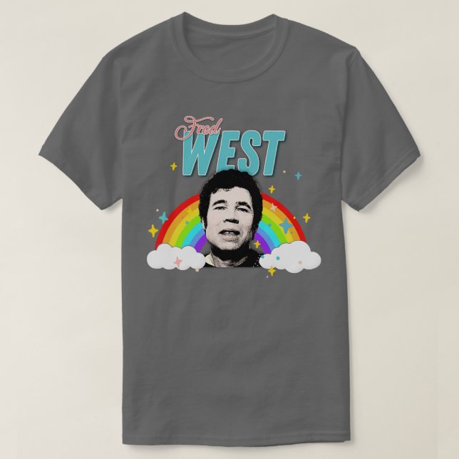 Camiseta Diseño estético estilo café de Fred West 90 (Diseño del anverso)