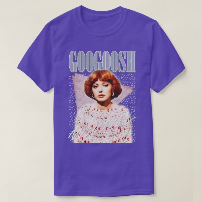 Camiseta Diseño estético retro de los años 70 Googoosh 2 (Diseño del anverso)