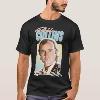 Camiseta Diseño estético retro de Phil Collins de los años 