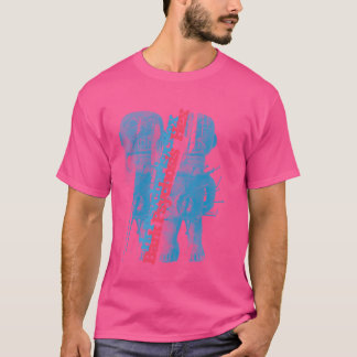 Camiseta Diseño estético retro de psicosis de la corteza