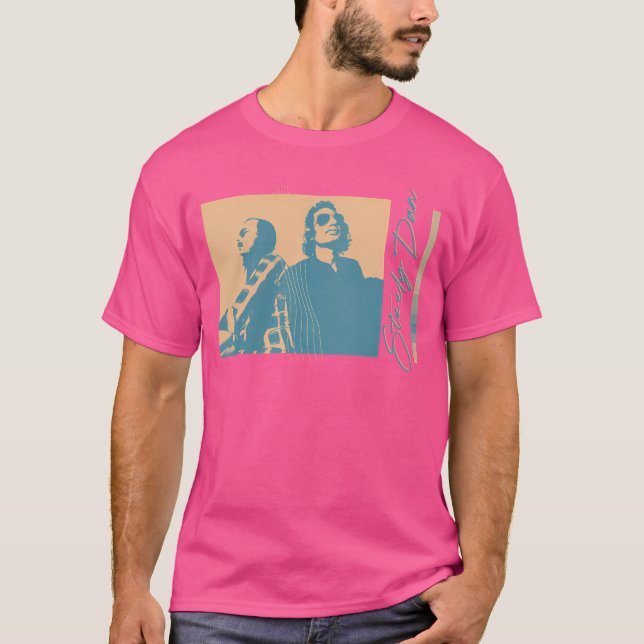 Camiseta Diseño Estético Steely Dan 70S (Anverso)