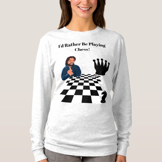 Camiseta Diseño estratégico de ajedrez - El arte del juego (Anverso)