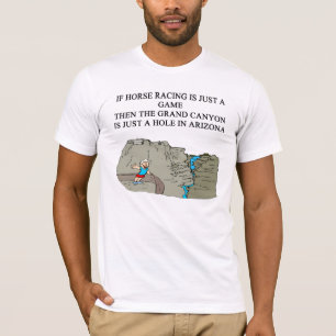 Camiseta diseño excelente de la carrera de caballos