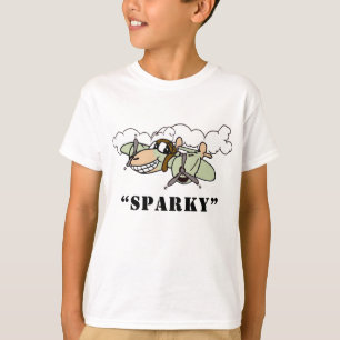 Camiseta Diseño exclusivo P-38 del Personalizado "Sparky"