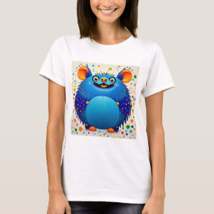 Camiseta Diseño expresivo y abstracto de arte animal colori