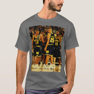 Camiseta Diseño Fab Five Vintage Del Baloncesto
