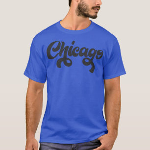 Camiseta Diseño falso con estilo retro de Chicago