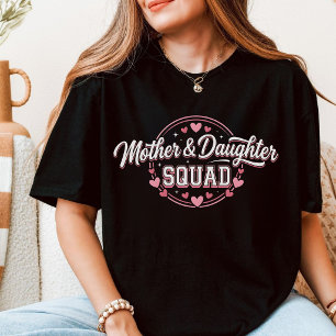 Camiseta Diseño familiar a juego de madre e hija lindo