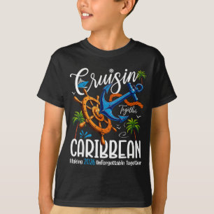 Camiseta Diseño Familiar Crucero Caribe Cruisin 'Together