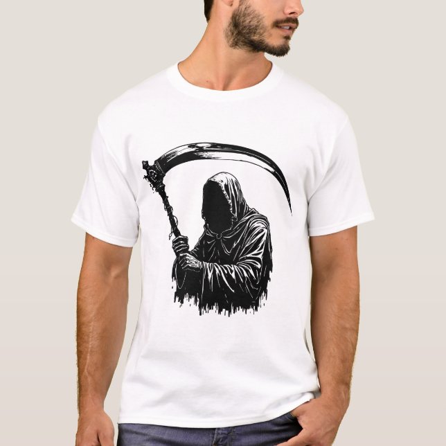 Camiseta diseño fantasma clásico (Anverso)