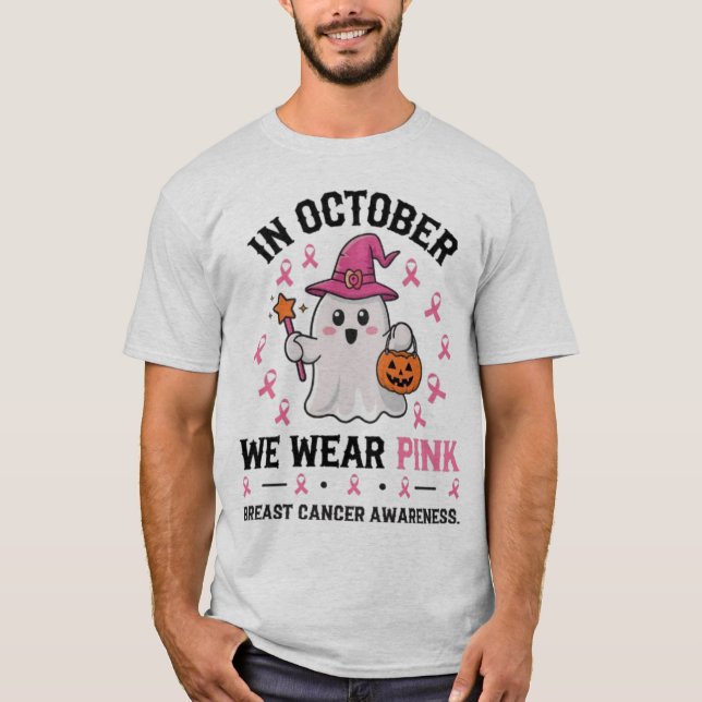 Camiseta Diseño fantasma de Halloween para la toma de conci (Anverso)