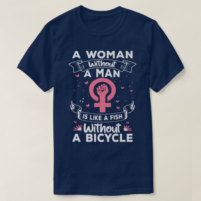 Camiseta Diseño Feminístico Para Activista De La Derecha De (Diseño del anverso)