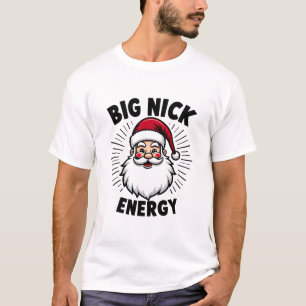 Camiseta Diseño festivo de Santa Energy