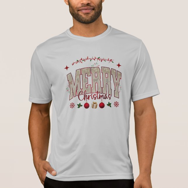 Camiseta Diseño festivo para fiestas navideñas (Anverso)
