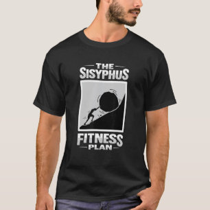 Camiseta Diseño filosófico de Sísifo para un estudio de fil