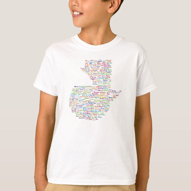 Camiseta Diseño final de los niños (Anverso)