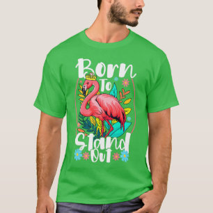 Camiseta Diseño Flamingo Para El Amante Tropical De Las Ave