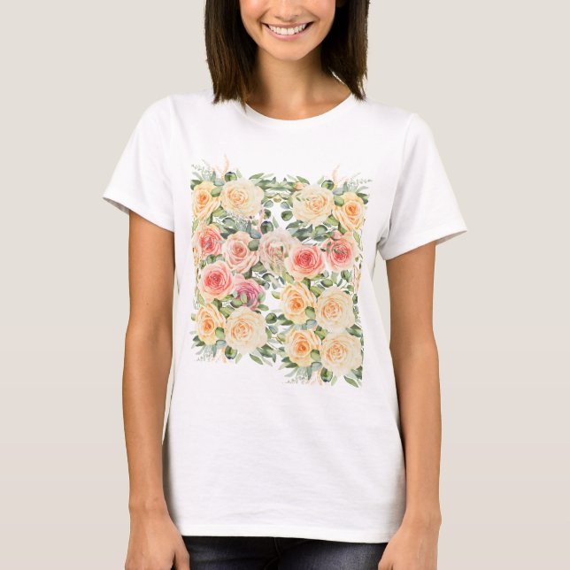 Camiseta Diseño floral (Anverso)