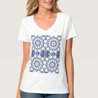 Camiseta Diseño floral abstracto en
