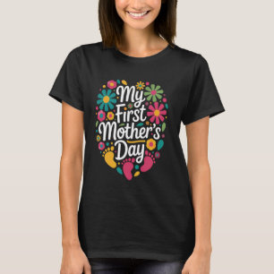 Camiseta Diseño floral colorido para ocasiones especiales