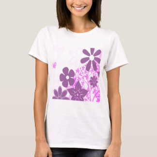 Camiseta Diseño floral de la foto de la margarita de las