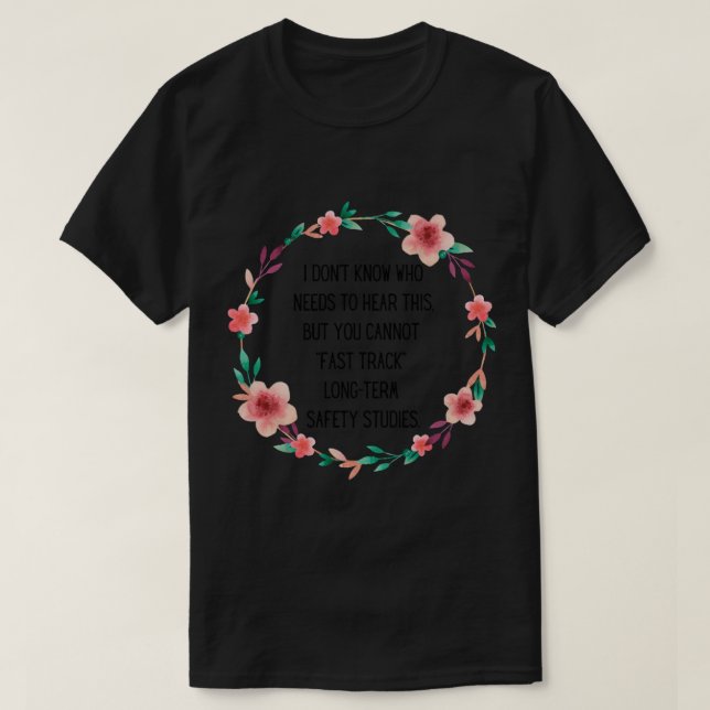 Camiseta Diseño floral de libertad médica (Diseño del anverso)