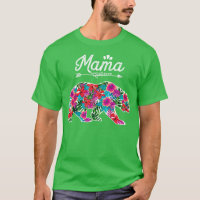 Diseño floral Mama Bear