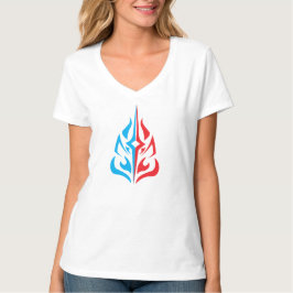 Camiseta Diseño Floral Ornamental