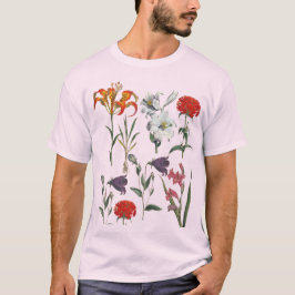 CAMISETA DISEÑO FLORAL RETRO ELEGANTE CON LILIES