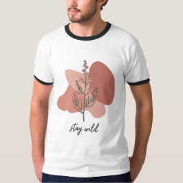 Camiseta Diseño floral silvestre