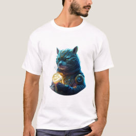 Camiseta Diseño Fractal Verde Y Amarillo Rojo