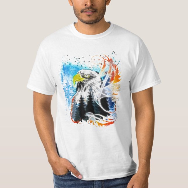 Camiseta Diseño-fractalius de Eagle (Anverso)
