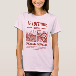 Camiseta diseño francés inspirado en loft