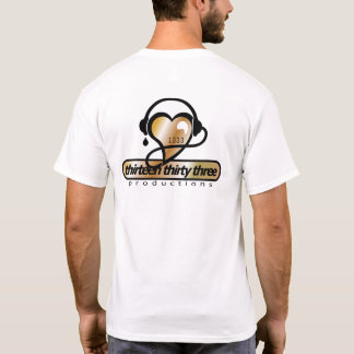 Camiseta Diseño frontal/posterior del logotipo de la produc