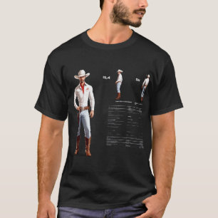Camiseta Diseño Frontier Flair - Estética moderna de Cowboy