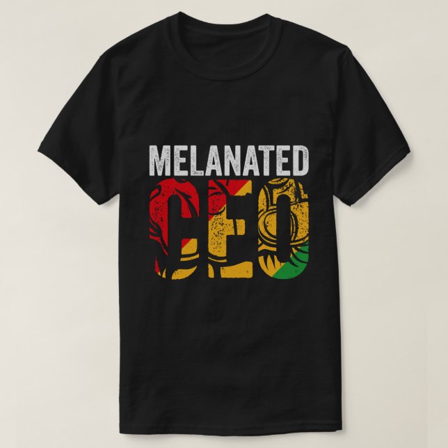 Camiseta Diseño Funcionario Ejecutivo Melanizado para Mujer (Diseño del anverso)
