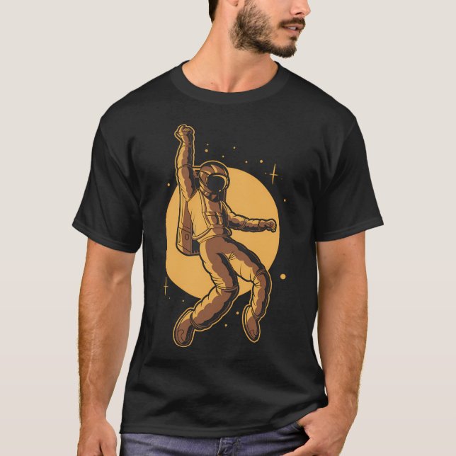 Camiseta Diseño Funky Astronauta (Anverso)