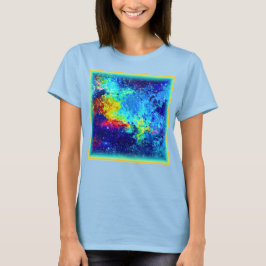 Camiseta Diseño galáctico multicolor. ¡Hazte con una en Zaz