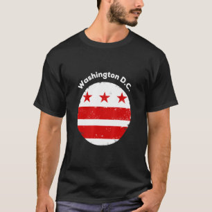 Camiseta Diseño genial de la bandera de Washington Dc para
