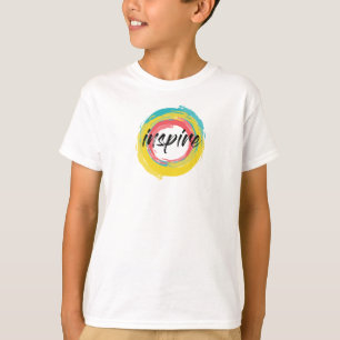 Camiseta Diseño genial vibrante moderno y divertido Inspira