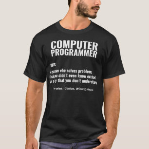 Camiseta Diseño Genius de resolución de problemas de progra