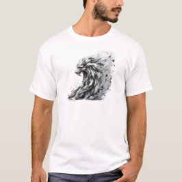 Camiseta Diseño Geométrico de Tigre