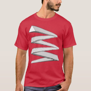 Camiseta Diseño geométrico de triángulos