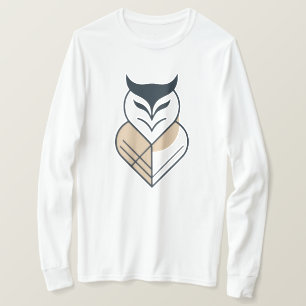 Camiseta Diseño geométrico del logotipo OWL