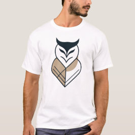 Camiseta Diseño geométrico del logotipo OWL