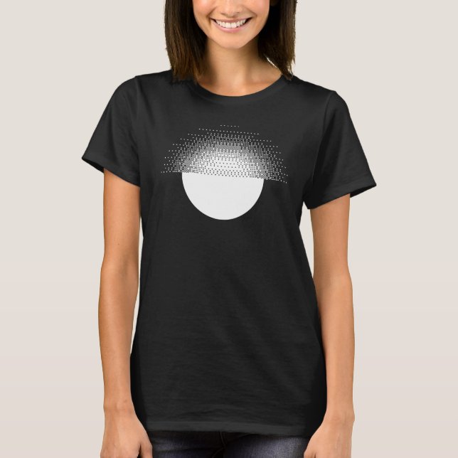 Camiseta diseño geométrico del sol (Anverso)