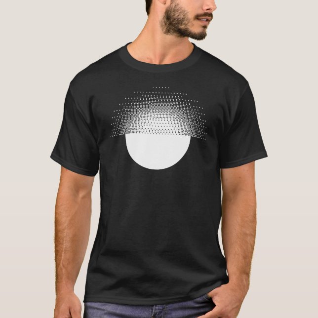 Camiseta diseño geométrico del sol (Anverso)